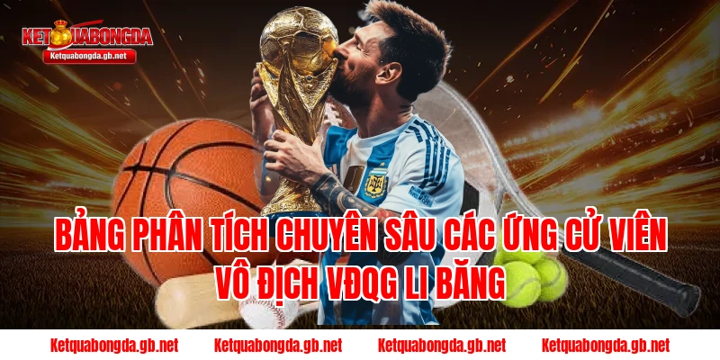 Bảng phân tích chuyên sâu các ứng cử viên vô địch VĐQG Li Băng