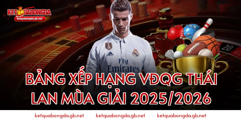 Bảng Xếp Hạng VĐQG Thái Lan Mùa Giải 2025/2026