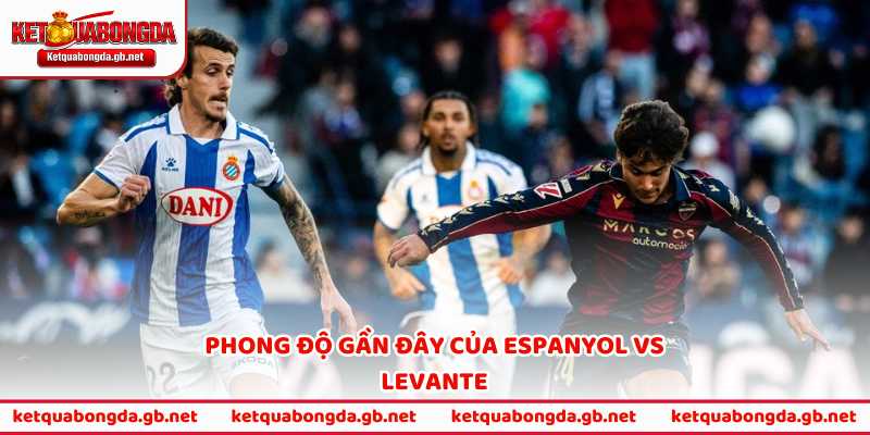 Phong độ gần đây của Espanyol vs Levante